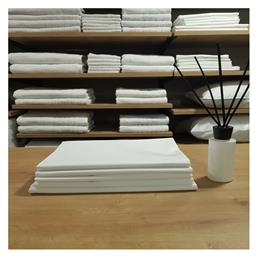 Cozy Cotton 144TC Σεντόνι Ξενοδοχείου Λευκό Υπέρδιπλο 240x270εκ. Βαμβάκι & Πολυεστέρας