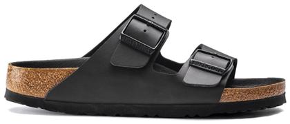 Birkenstock Arizona Birko-Flor Ανδρικά Σανδάλια σε Μαύρο Χρώμα Narrow Fit