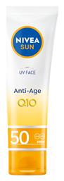 Nivea Anti Age Q10 SPF50 Αντηλιακή Κρέμα 50ml