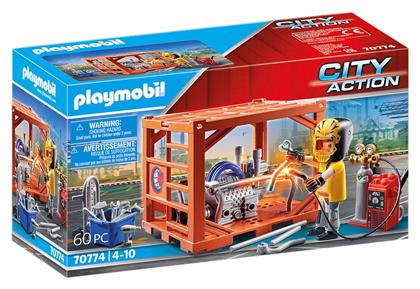 Playmobil City Action Κατασκευαστής Container για 4-10 ετών