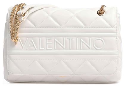 Valentino Bags Γυναικεία Flap Bag 'Ωμου σε Λευκό χρώμα