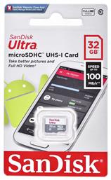 Sandisk Ultra microSDHC 32GB Class 10 U1 UHS-I από το e-shop