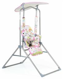 Cangaroo Κούνια Σετ με Βάση με Προστατευτικό και Ζώνη Ασφαλείας Μεταλλική Funny 65x65εκ. για 6+ Μηνών