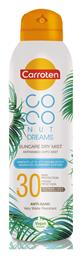 Carroten Coconut Dry Αντηλιακό Mist για το Σώμα SPF30 200ml