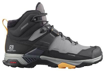 Salomon X Ultra 4 MID Ανδρικά Ορειβατικά Μποτάκια Αδιάβροχα Quiet Shade / Black / Warm Apricot