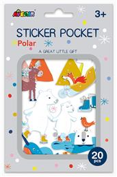Avenir Aυτοκόλλητα Sticker Pocket Polar για Παιδιά 3+ Ετών