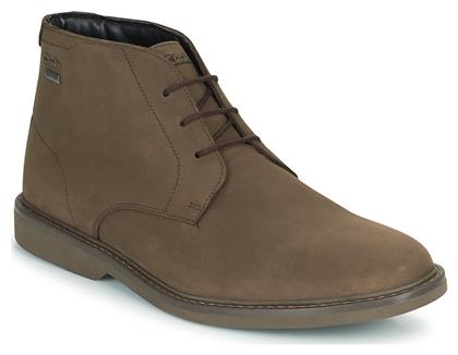 Clarks AtticusL THiGTX Suede Καφέ Ανδρικά Μποτάκια