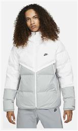 Nike Sportswear Storm-Fit Μπουφάν Puffer White / Light Smoke Grey από το Siontis Athletics