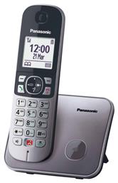 Panasonic KX-TG6851 Ασύρματο Τηλέφωνο με Aνοιχτή Aκρόαση Γκρι