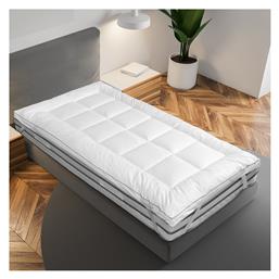 Beauty Home Ανώστρωμα Booster Art King Size Microfiber με Λάστιχα Εφαρμογής 180x200x8εκ.