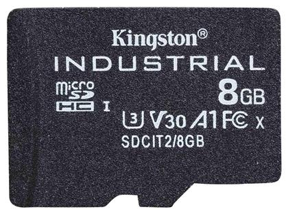 Kingston Industrial microSDHC 8GB Class 10 U3 V30 A1 UHS-I