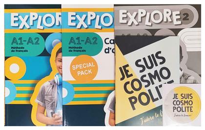 Super Pack Explore 2, Livre de L' Eleve +Cahier d' Activites + Lexique + Cadeau Surprise