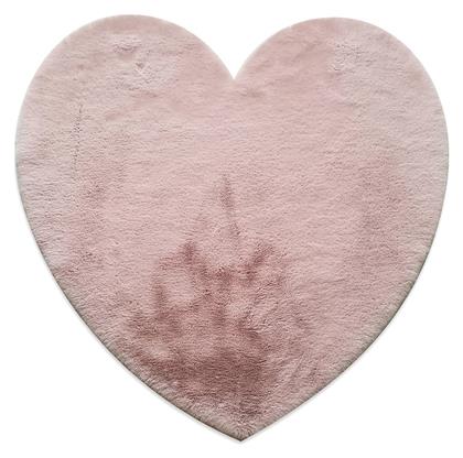 Newplan FC19 Παιδικό Χαλί Καρδιές Pink 120x120cm Πάχους 30mm