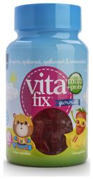 InterMed Vitafix Multi & Probio Gummies Πολυβιταμίνη Φράουλα 60 ζελεδάκια