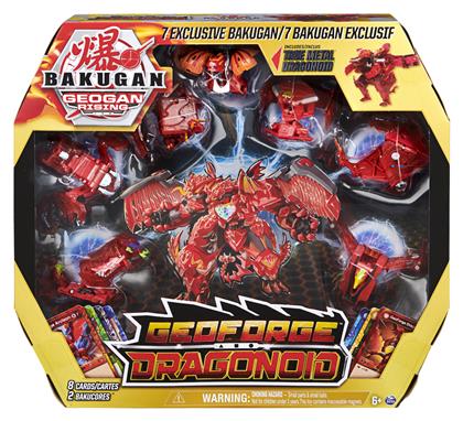 Spin Master Παιχνίδι Μινιατούρα Bakugan GeoForge Dragonoid για 6+ Ετών
