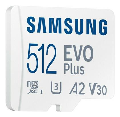 Samsung Evo Plus (2021) microSDXC 512GB Class 10 U3 V30 A2 UHS-I