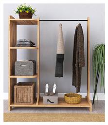 Pakketo Renesme Κρεμάστρα Δαπέδου από Ξύλο Μπεζ 106x35x128cm