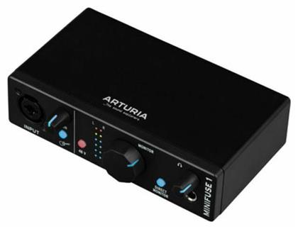Arturia Εξωτερική Επαγγελματική Κάρτα Ήχου Minifuse 1 Συνδεσιμότητα USB Black