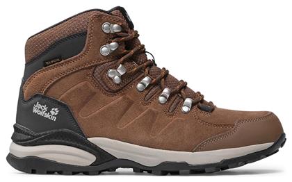 Jack Wolfskin Refugio Texapore Mid 4050871 Γυναικεία Ορειβατικά Καφέ