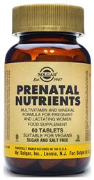 Solgar Prenatal Nutrients 60 ταμπλέτες