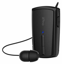 iPro RH120 In-ear Bluetooth Handsfree Ακουστικό Πέτου Μαύρο