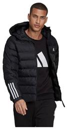 Adidas Itavic 3-Stripes Midweight Ανδρικό Χειμωνιάτικο Μπουφάν Puffer Μαύρο