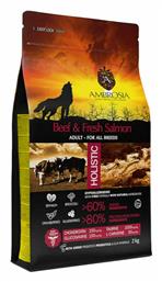 Ambrosia Beef & Fresh Salmon Adult All Breeds 12kg