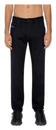 Diesel Ανδρικό Παντελόνι Τζιν Regular Fit Tapered Μαύρο