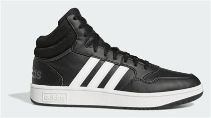 Adidas Hoops 3.0 Ανδρικά Sneakers Core Black / Cloud White / Grey Six από το Spartoo