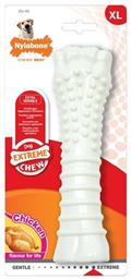 Nylabone Extreme Texture Παιχνίδι Κόκκαλο Σκύλου Μασητικό με Γεύση Κοτόπουλο XLarge Λευκό 1τμχ