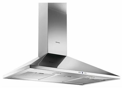 Pyramis Plus Καμινάδα 90cm Inox