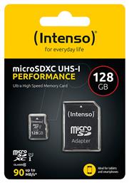 Intenso Class Performance microSDXC 128GB Class 10 U1 UHS-I από το Public