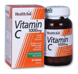 Health Aid Vitamin C Bioflavonoids 30 tabs Βιταμίνη 1000mg 30 x 1 ταμπλέτες 30τμχ