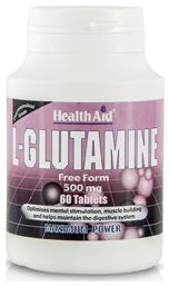 Health Aid L-Glutamine 60 ταμπλέτες Unflavoured