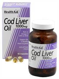 Health Aid Cod Liver Oil Μουρουνέλαιο 1000mg 30 μαλακές κάψουλες