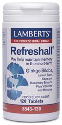 Lamberts Refreshall Ginkgo Biloba 120 ταμπλέτες