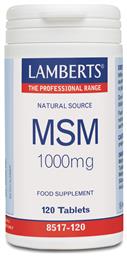 Lamberts Msm 1000mg 120 ταμπλέτες