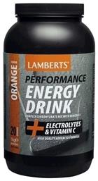 Lamberts Performance Energy Drink Electrolytes & Vitamin C με Γεύση Πορτοκάλι 1000gr