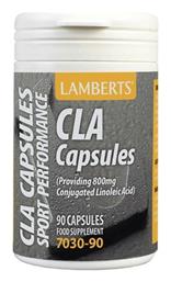 Lamberts CLA Sport Performance Συμπλήρωμα Διατροφής 1000mg 90 κάψουλες