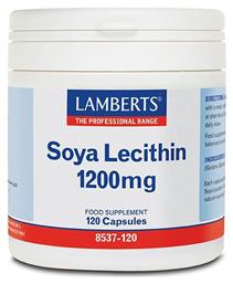 Lamberts Soya Lecithin 1200mg 120 κάψουλες