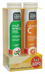 Pharmalead Multi Energy & Vitamin C 1000mg Πολυβιταμίνη 1000mg Multiflavoured