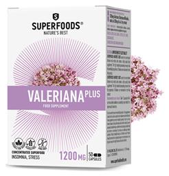 Superfoods Valeriana Plus 1200mg 50 x 1 κάψουλες