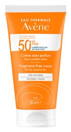 Eau Thermale Avène Very High Protection Fragrance Free SPF50 Αντηλιακή Κρέμα 50ml