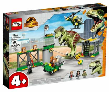 Lego Jurassic World T Rex Dinosaur Breakout για 4+ Ετών 140τμχ