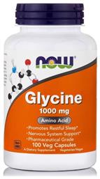 Now Foods Glycine 1000mg 100 κάψουλες