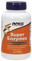 Now Foods Super Enzymes 90 Ταμπλέτες