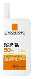 La Roche Posay Anthelios Uvmune 400 Invisible Fluid With Perfume Αντηλιακή Κρέμα Προσώπου SPF50 50ml