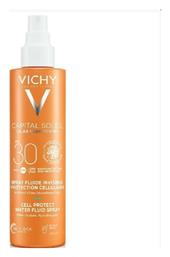 Vichy Capital Soleil Cell Protect Water Fluid SPF30 Αντηλιακή Κρέμα