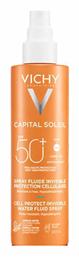 Vichy Capital Soleil Cell Protect Water Fluid SPF50 Αντηλιακή Κρέμα