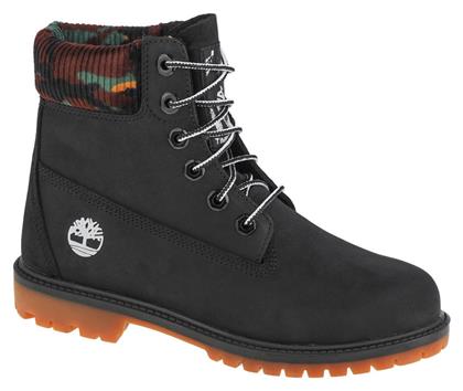 Timberland Heritage Δερμάτινα Γυναικεία Αρβυλάκια Μαύρα